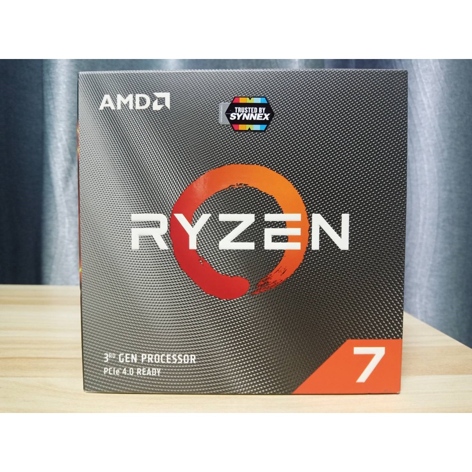 AMD Ryzen 7 3700X มือสอง อุปกรณ์ครบกล่อง ใช้งานได้ปกติ ซิ้งเดิมยังไม่เคยใช้งาน  ประกัน JIB + Synnex 