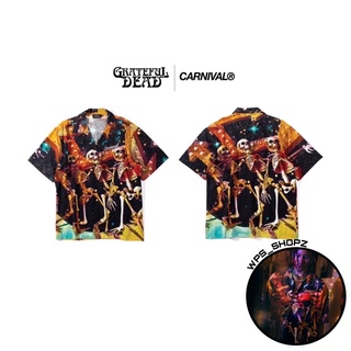 *พร้อมส่ง* CARNIVAL x Grateful Dead "SKULL PARTY HAWAII SHIRT"