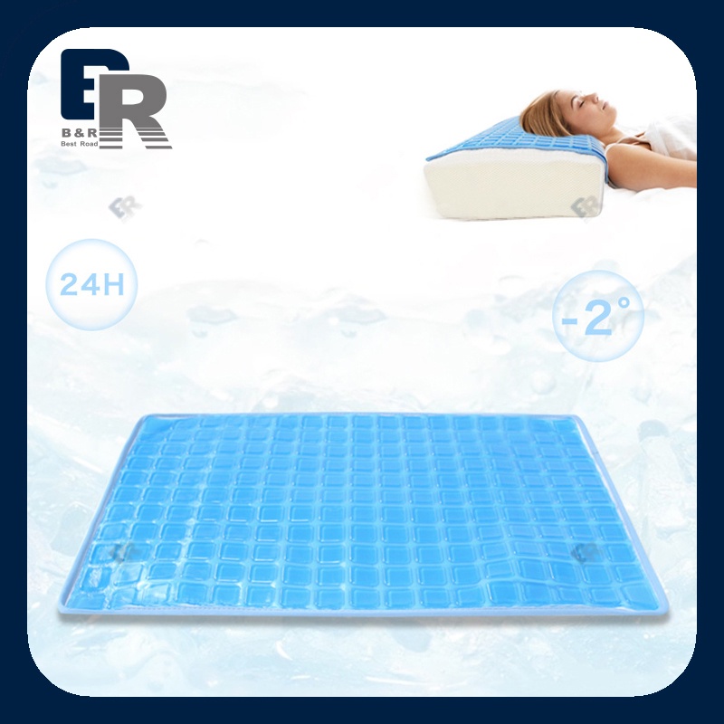58X40 ซม.เจลทําความเย็นหมอน Pad MAT Multi-Functional Magic Cool GEL Pad ความร้อนบรรเทา Cooling หมอนเตียง MAT Pad สําหรับ Oxford ผ้าด้านล่าง