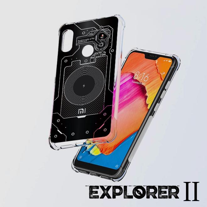 เคส สำหรับ Xiaomi Redmi Note 6 Pro [Explorer II Series] 3D Anti-Shock Protection TPU Case