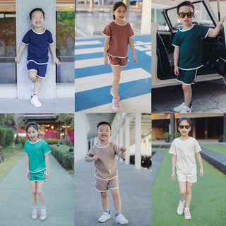 ลดจัดหนัก!! ชุดเซ็ต ชุดเด็ก รุ่น Mini เสื้อและกางเกง ผ้านุ่ม Cotton100