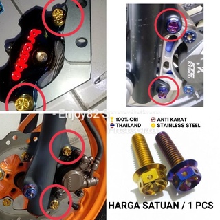 ของแท้ สลักเกลียวคาลิปเปอร์ pb เป็น honda Shock botom To 2p Calipers To botom Rt stage Etc (ราคาต่อหน่วย)