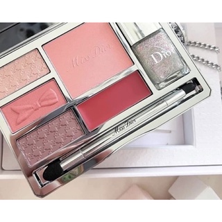 💥 ฟรีถุงหูหิ้วและริบบิ้น Dior💥Miss Dior Palette Make Up Collection - Collection De Maquillage แท้💯