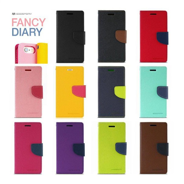 เคส Samsung Galaxy Note 8 ฝาพับ Mercury Goospery Fancy Diary Wallet Flip Cover Case+หลากหลาย