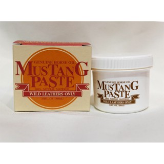 ครีมบำรุงรักษาหนังแท้ทุกประเภท Mustang Paste จากประเทศญี่ปุ่น ทำจากน้ำมันม้า 100% ***ptc-mart***