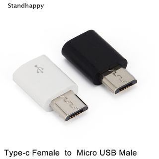 (Standhappy) อะแดปเตอร์แปลงสายเคเบิ้ล Usb-C Type C Female To Micro Usb Male