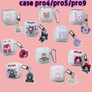 สำหรับ เคสแอร์พอร์ต pro4 Pro5 Pro9 เคสหูฟัง การ์ตูน TPUนุ่มนิ่ม กันกระแทก ป้องกันการชนกัน หูฟังเคสป้องกัน