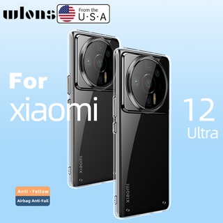 เคสโทรศัพท์มือถือ PC TPU แข็ง แบบใส ป้องกันกล้อง กันกระแทก ลาย ELVEV สําหรับ Xiaomi 12s 12 Ultra