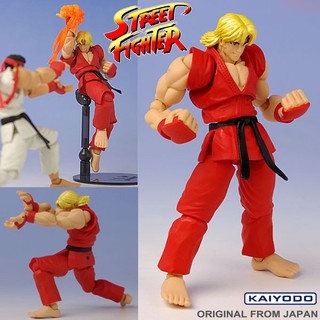 Model Figma งานแท้ Original ฟิกม่า Figure ฟิกเกอร์ Kaiyodo Revoltech จาก SFO Street Fighter Online สตรีทไฟเตอร์ Ken เคน