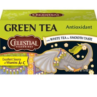 Celestial Seasonings Green Tea White Tea (USA Imported) เซเลสเชี่ยล กรีนที ไวท์ที 1.5g. x 20 tea bags