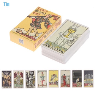 (Tinching) Tarot Original 1909 ไพ่ทาโรต์ 1909 Rider Waite Smith สําหรับเล่น