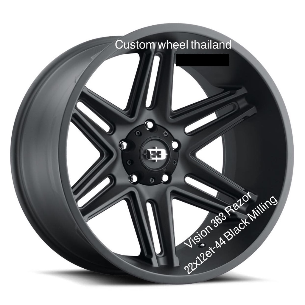 🔥ใช้AUGTDAM9 ลด1,500บาท🔥ล้อแม็ก Vision 363 Razor 22x12et-44