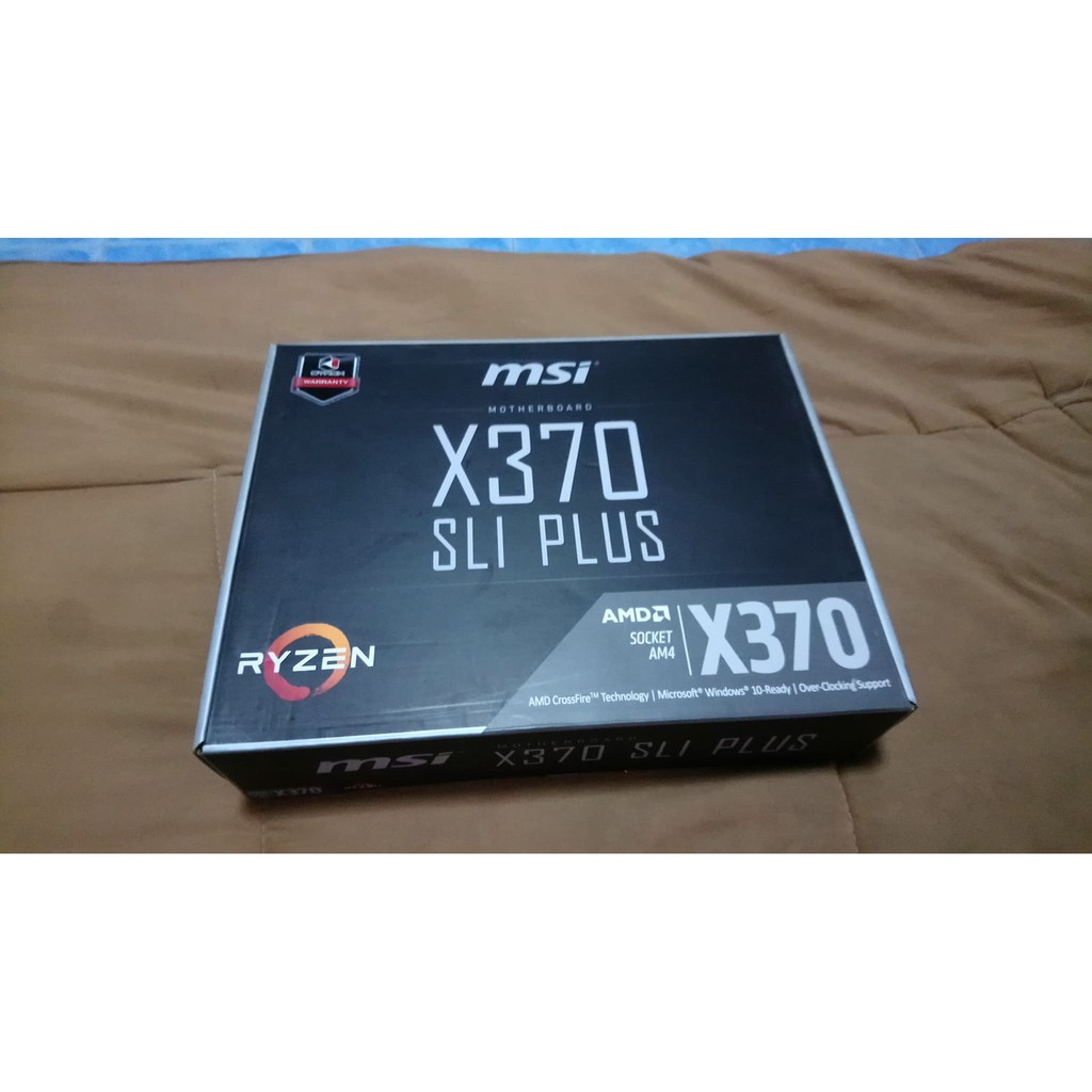 MSI X370 SLI PLUS AMD AM4(อัพไบออสรองรับ GEN 3 แล้ว)