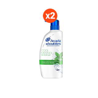 Head & Shoulders แชมพูขจัดรังแค สูตร คูล เมนทอล 850 มล. X2 ขวด Anti Dandruff Shampoo Cool Menthol