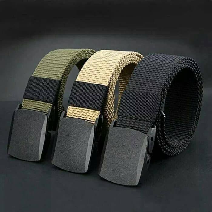 Men& 39;S TACTICAL CANVAS NYLON BELT / BELT / MEN& 39;S BELT / BUCKLE / BELT
