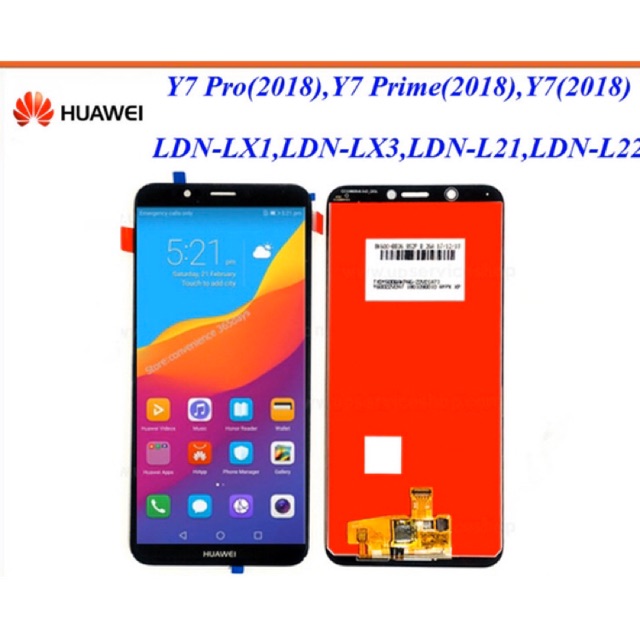 อะไหล่จอ LCD.Huawei Y7 Pro(2018),LDN-LX2,Y7 Prime(2018),LDN-LX1,LDN-L21,LDN-L22+ทัชสกรีน
