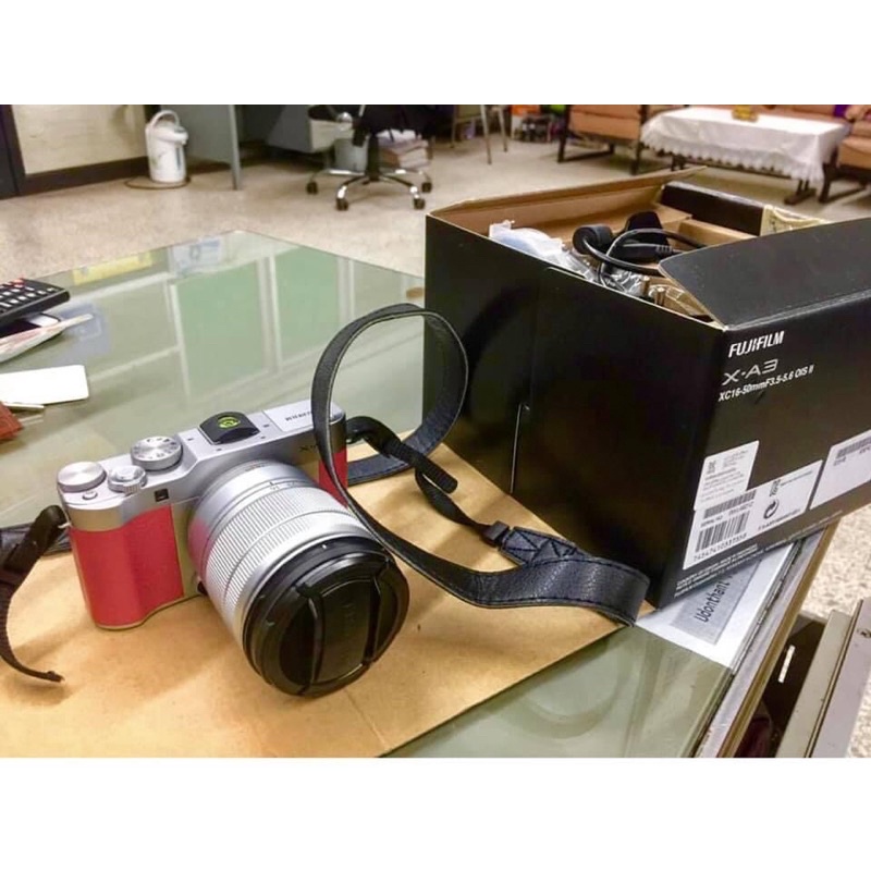 กล้องฟูจิ Fuji Xa-3 📷+เลนส์มือหมุน +เคส+อุปกรณ์ครบทุกอย่าง