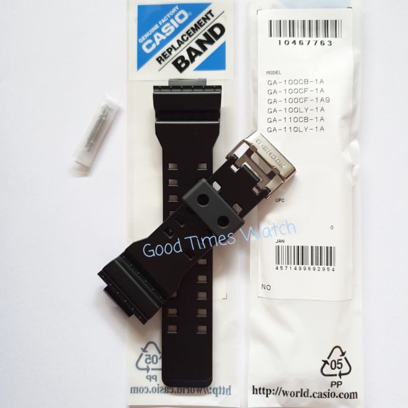 STRAP G-SHOCK GA 100CB GA 100CF GA 100LY GA 110CB GA 110LY GA 100 GA 110 Casio เดิม