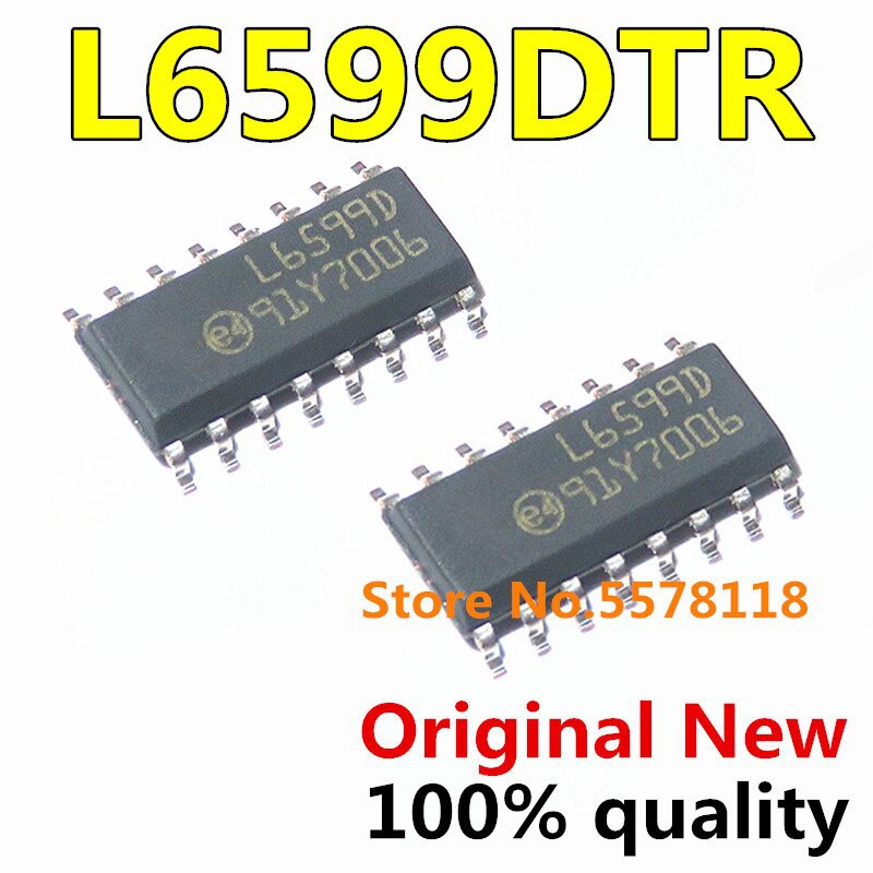 5pcs-10pcs L6599DTR L6599D L6599 SOP-16 ชิปเซ็ตใหม่