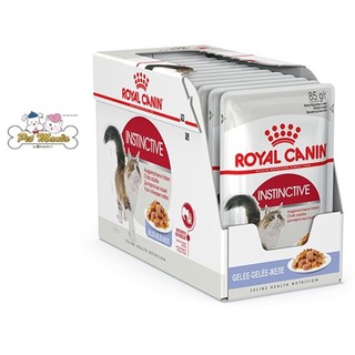 Royal Canin Jelly Instinctive Pouch 85 g. x 12 (ยกกล่อง) สูตรรักษารูปร่างสมส่วน ขนาด 85 ก. (12