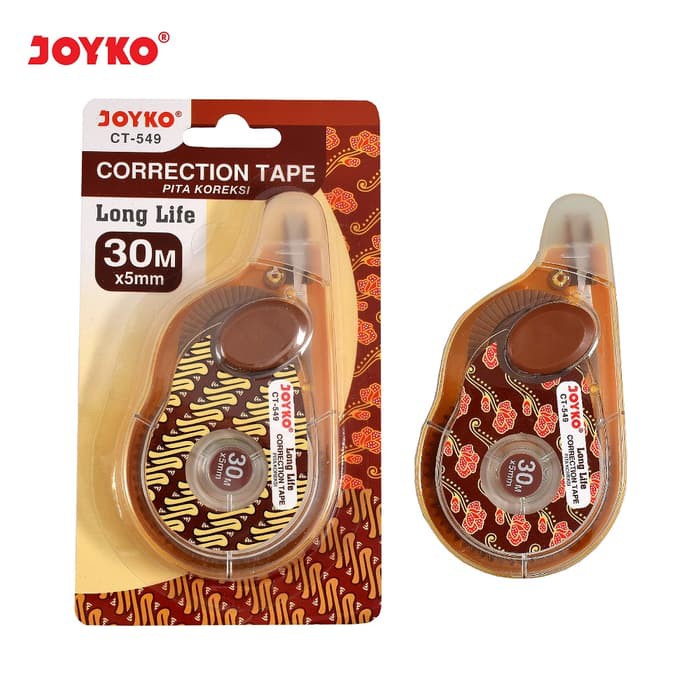 เทปลบคําผิด / Joyko CT-549 Batik Motif Eraser Tape - ขายปลีก