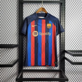 เสื้อบาร์เซโลน่า สำหรับฤดูกาลใหม่ Barcelona Home เสื้อฟุตบอลเกรดแฟนบอล 2022/2023 AAA