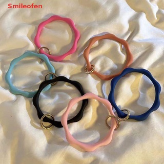 [Smileofen] ใหม่ สายคล้องโทรศัพท์มือถือ ซิลิโคน รูปไม้ไผ่ กันตก กันหาย แบบพกพา