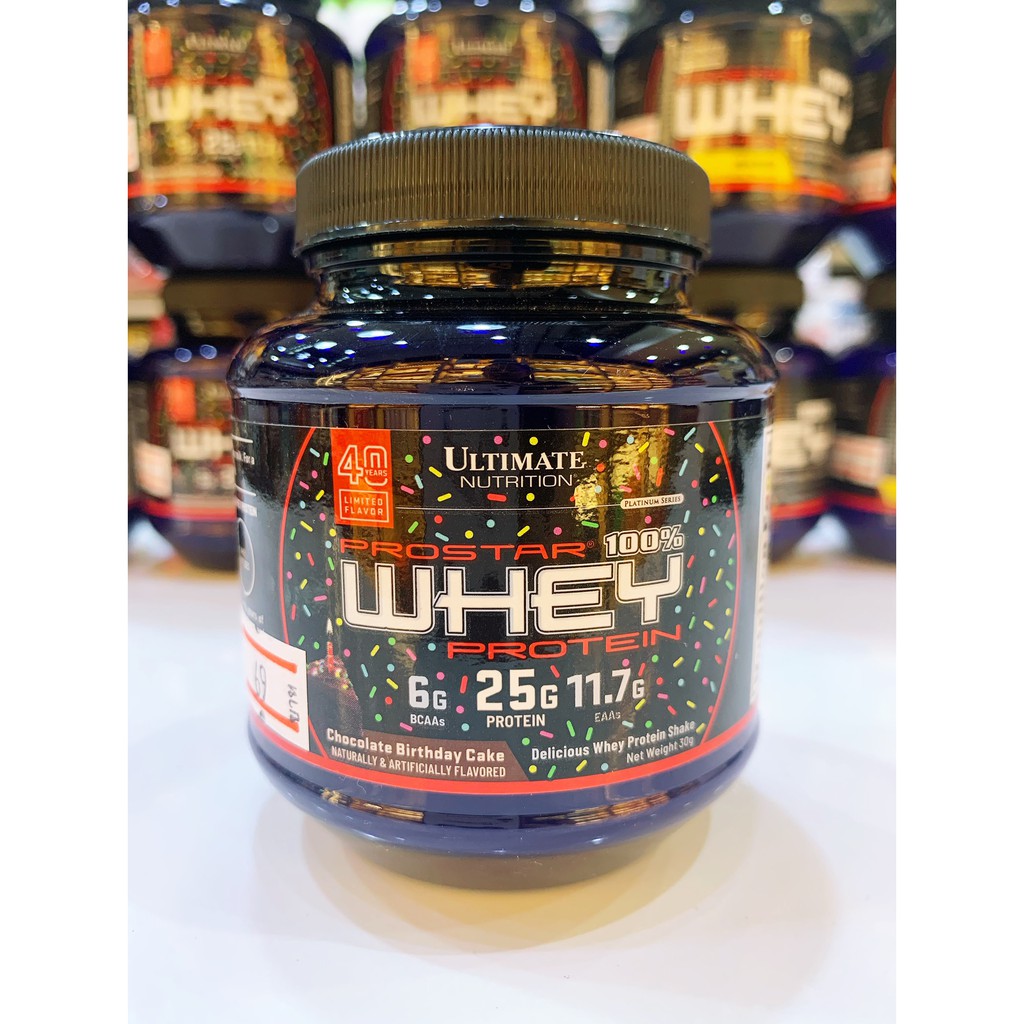 Ultimate Prostar Whey 1serv. โปรตีนเสริมสร้างกล้ามเนื้อขนาด 1ช้อน