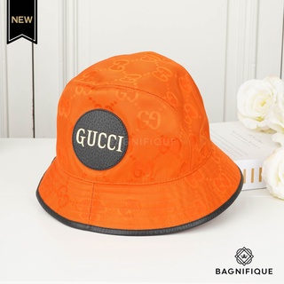 GUCCI ORANGE OFF THE GRID BUCKET HAT SIZE M