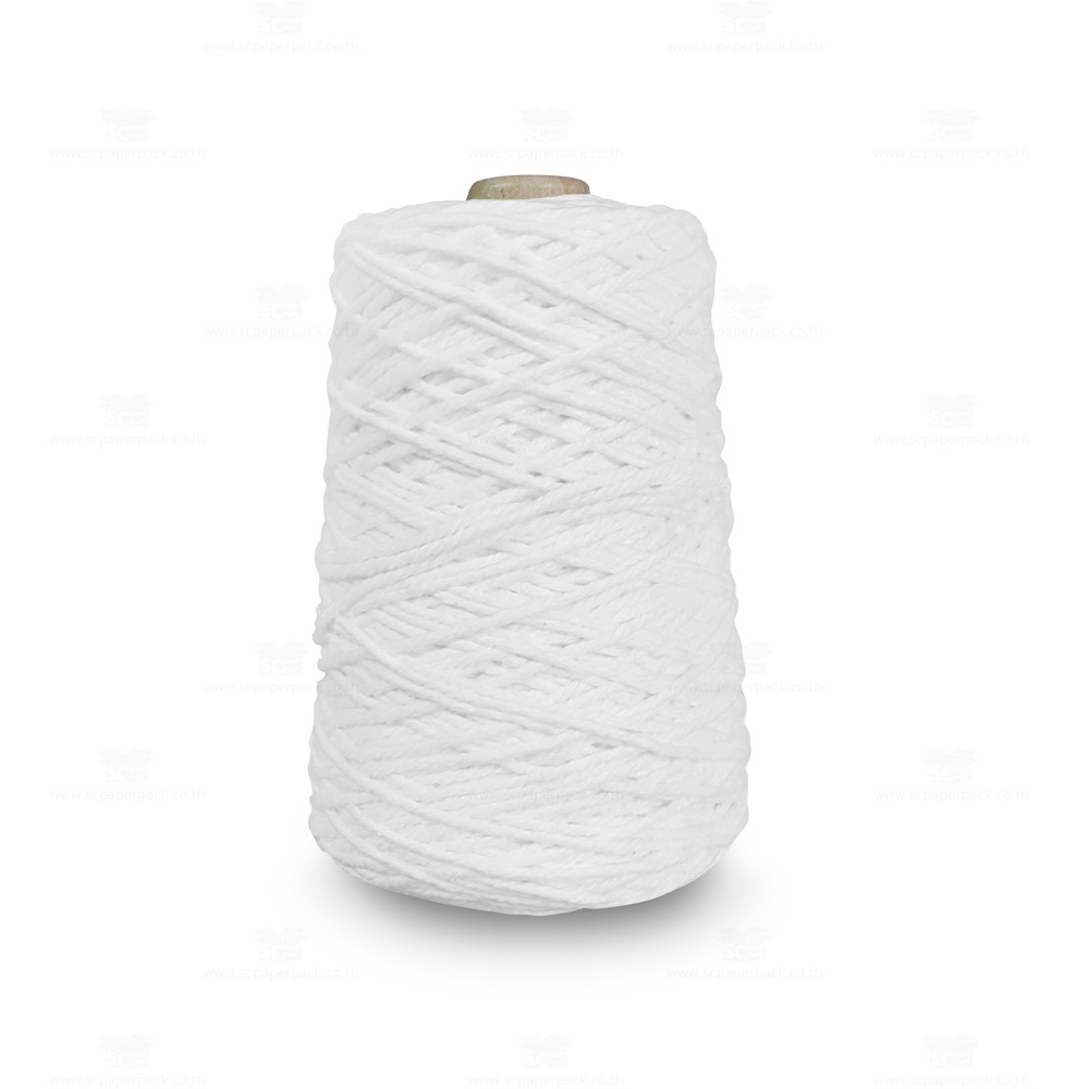 SC Paper-Pack เชือกเกลียวขาว (ฟอกขาวพิเศษ) #18 หนัก 1kg