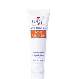 Vin21 Acne cleanser 100 g. ผู้ที่มีปัญหาสิวและผิวมัน