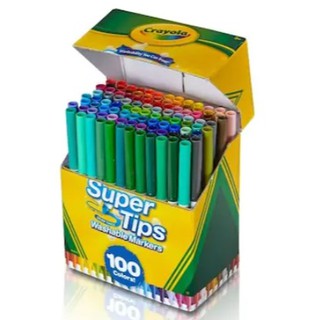 ชุดปากกาสี 100 สี Supertips Crayola