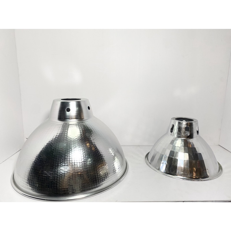 ฝาชีอลูมิเนียม Aluminium Lamp Cover ใหญ่ เล็ก ฝาชีครอบโคมไฟ สำหรับ for E40