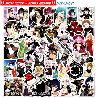 ❉ Black Clover - Series 01 Anime Asta Noell Silva สติ๊กเกอร์ ❉ 50Pcs/Set Waterproof Fashion DIY Decals Doodle สติ๊กเกอร์