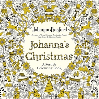 Johannas Christmas COLOURING BOOK สมุดระบายสีที่สนุกสนานและรื่นเริง