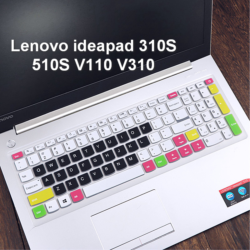 Lenovo Ideapad คีย์บอร์ดฟิล์ม 15.6 นิ้วฝาครอบซิลิโคนอ่อนนุ่ม Ideapad 310S 510S V110 V310 แป้นพิมพ์โน
