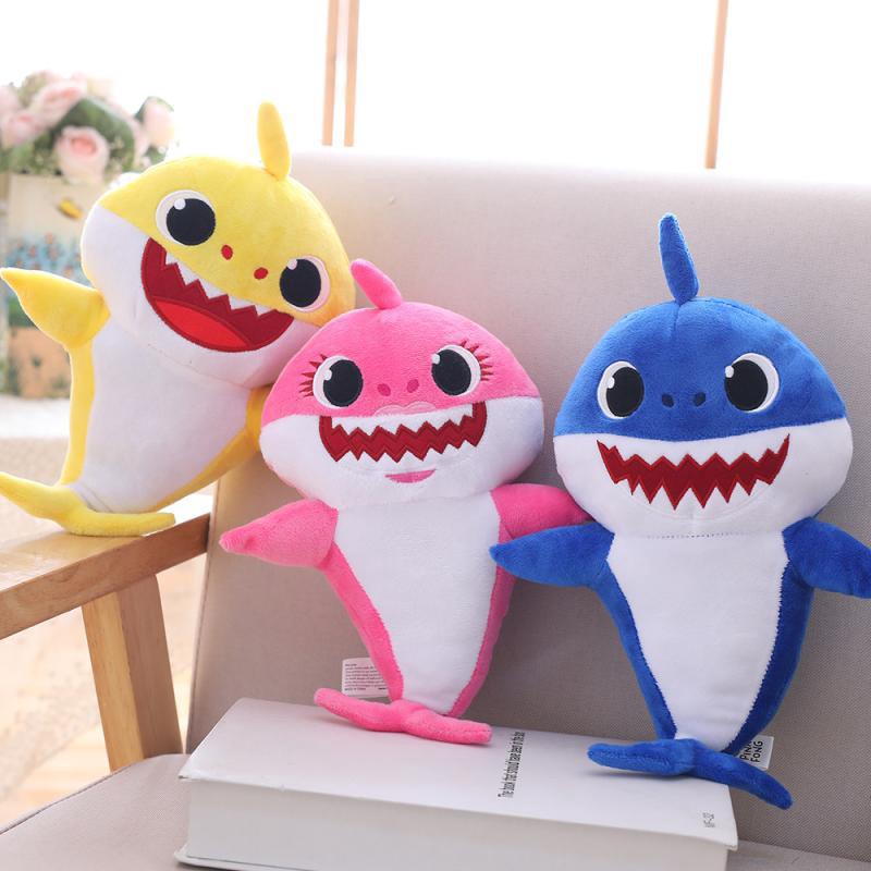 พร้อมส่ง ตุ๊กตาฉลามร้องเพลง ของเล่นเสริมการเรียนรู้เด็ก