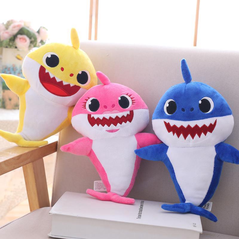 Ready Stock Babyshark Doll Sing Plush Doll Baby Educational Toys Birthday Gift 2HD6