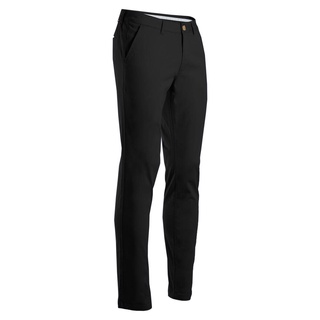 กางเกงขายาวผู้ชาย กางเกงตีกอล์ฟ กางเกงขายาวสีดำ INESIS Mens golf trousers MW500 black