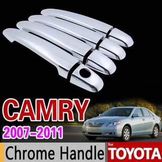 (bochang) ฝาครอบมือจับโครเมี่ยม สําหรับ Toyota Camry 2007 2011 Xv40 Daihatsu Altis Aurion 2008 2009 2010