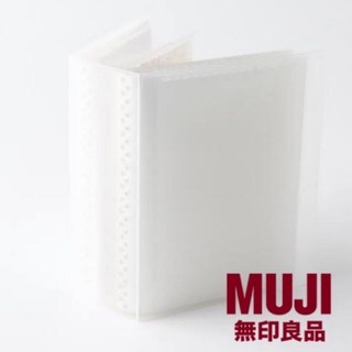 MUJI มูจิ แฟ้มโปสการ์ด แฟ้มมิวสิคการ์ด แฟ้มใส่การ์ด แฟ้ม แฟ้มมูจิ 1ช่อง 60ใบ Music card/Postcard BNK48 แฟ้มใส่การ์ด