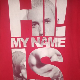 เสื้อยืด Usa  เสื้อวง Eminem Slim Shady Size L อก21/ยาว29.5