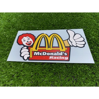 สติ๊กเกอร์ Mc Donald’s Racing แมคโดนัลด์ สติ๊กเกอร์สะท้อนแสง ตกแต่งรถ 3M แท้