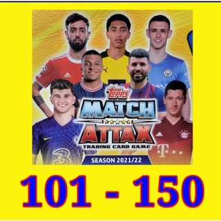 21/22 Topps Match Attax UCL No.101-150