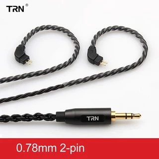 TRN สายอัพเกรด TRN 6core ขั้ว 2pin/ mmcx สายทองแดงถักเกรียว สายอัพเกรด 2pinnmmcx