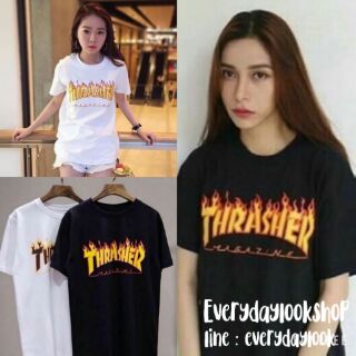 พร้อมส่ง 2สี เสื้อ Thrasher