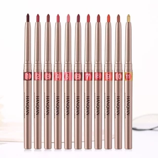 L-17🌟สินค้ามีพร้อมส่ง⚡️ ดินสอเขียนขอบปาก ลิปไลเนอร์ เนื้อเเมตต์ เเบบหมุนออโต้ กันน้ำ ติดทนนาน มีให้เลือกถึง 11 สี