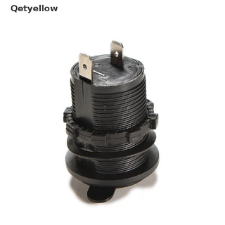 Qetyellow อะแดปเตอร์ซ็อกเก็ตที่จุดบุหรี่ในรถยนต์กันน้ํา 12V Usb