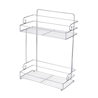 Iris ตะแกรงชั้นวางของอเนกประสงค์ 2 ชั้น รุ่น PQS-TQ-0801B ขนาด 20.5x25x12.5 ซม.