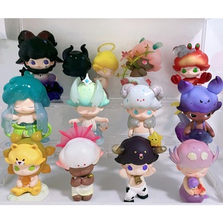 【แท้】Dimoo zodiac series พร้อมส่ง POPMART Blind Box 泡泡玛特dimoo星座系列盲盒